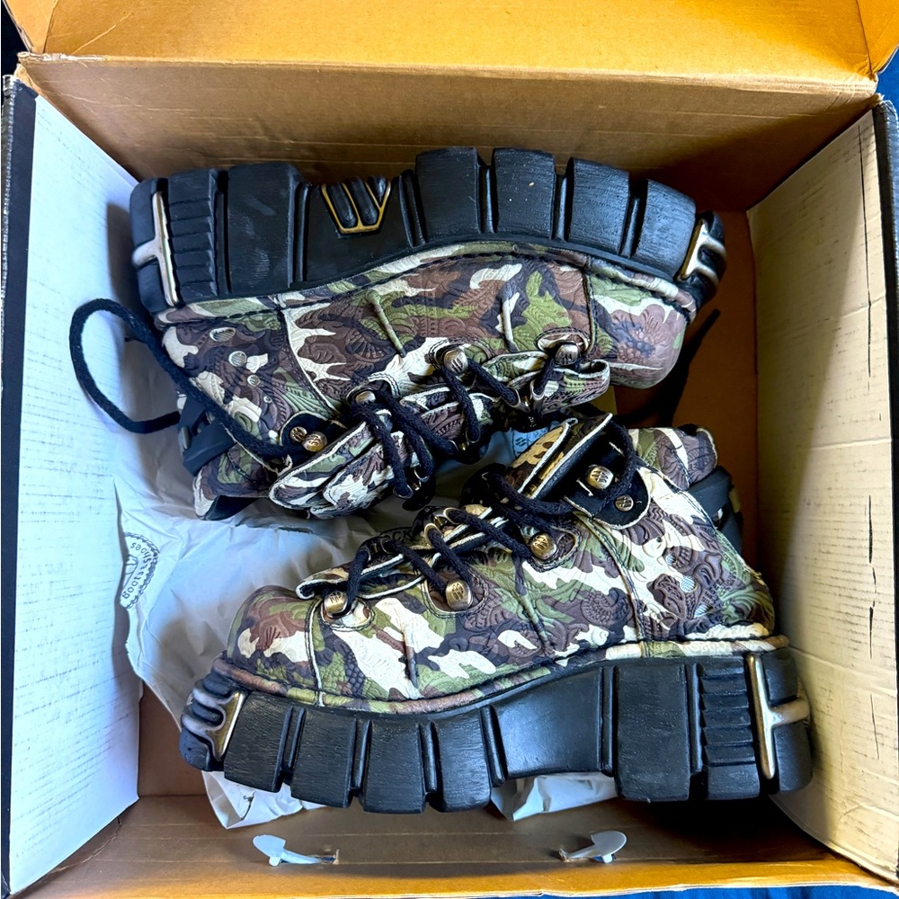 NEW ROCK BOOTS x Maria ke Fisherman SZ39